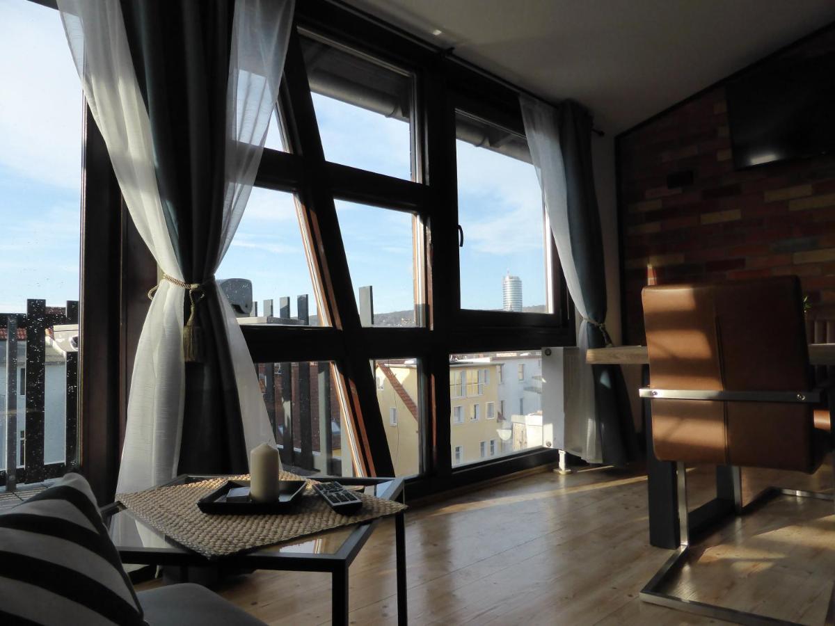 Apartment Skyline Of Jena, Luxurioes, Einzigartig, Free Wifi, Parkplatz, Klimatisiert, Zentral Eksteriør bilde