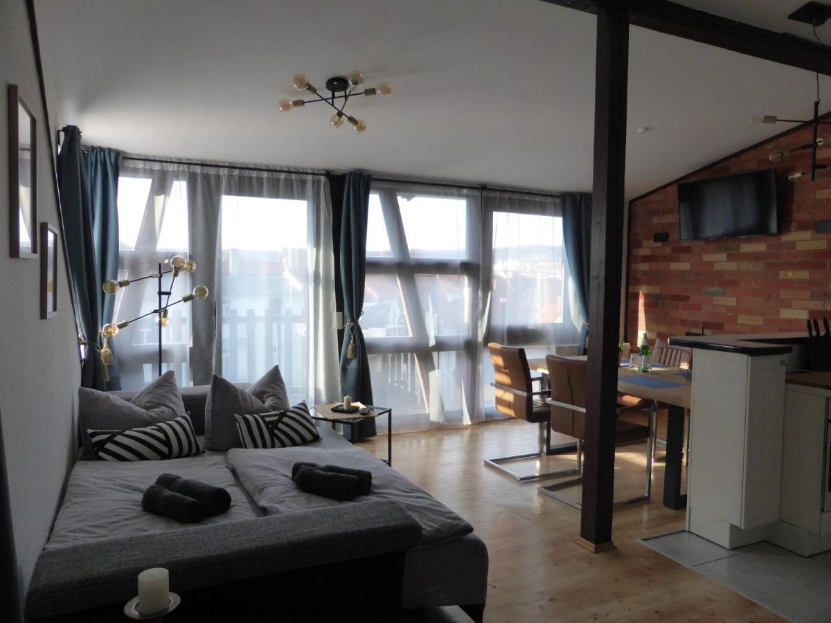 Apartment Skyline Of Jena, Luxurioes, Einzigartig, Free Wifi, Parkplatz, Klimatisiert, Zentral Eksteriør bilde
